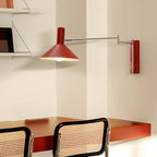 Modern Bauhaus Swing Arm Extendable Wall Light