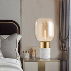 Modern Capsule Marble Glass Table Lamp