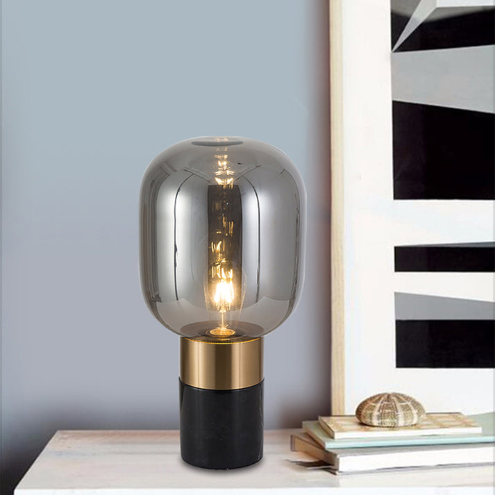 Modern Capsule Marble Glass Table Lamp