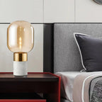 Modern Capsule Marble Glass Table Lamp
