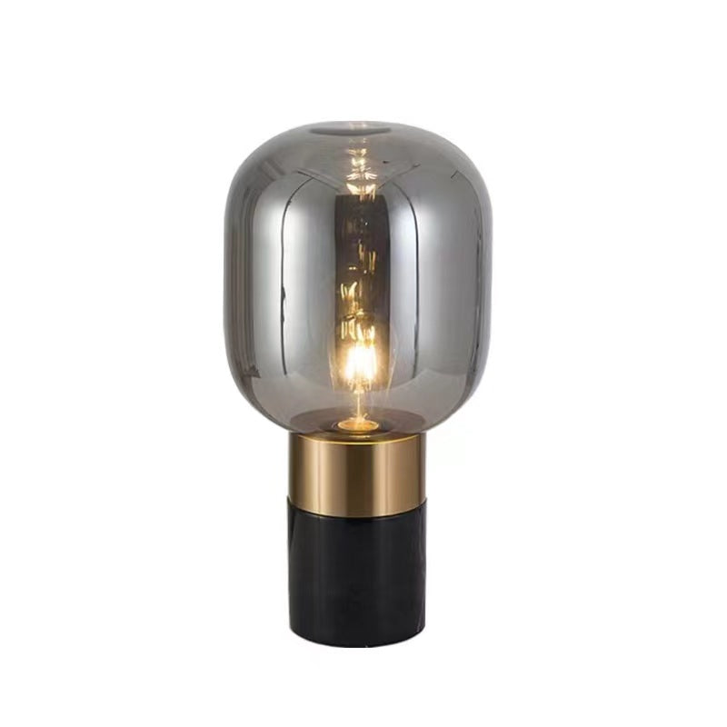 Modern Capsule Marble Glass Table Lamp