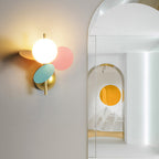 Stylish Art Colorful Flower Wall Light