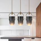 Modern Creative Bucket Shape Glass Pendant Light