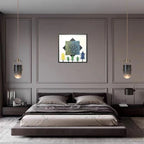 Modern Creative Bucket Shape Glass Pendant Light