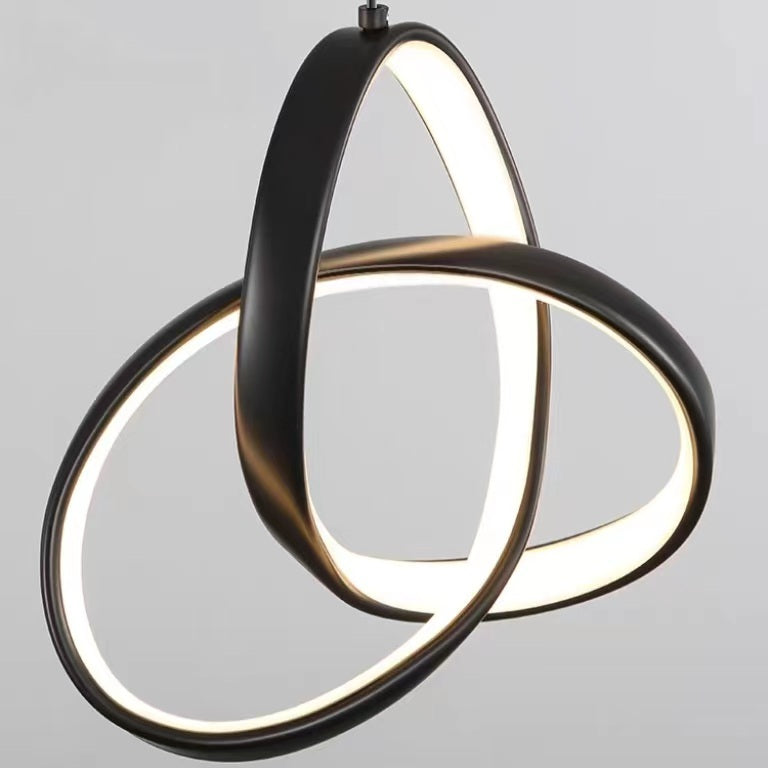 Modern Creative Ring Metal Pendant Light