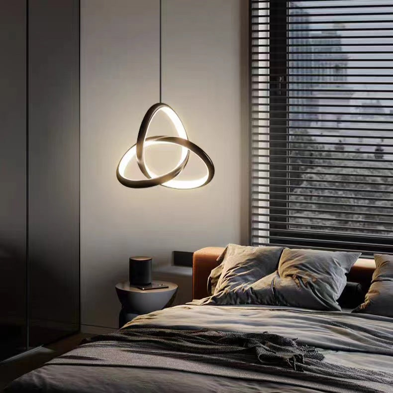 Modern Creative Ring Metal Pendant Light