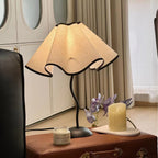 Modern Fabric Art Deco Black Table Lamp