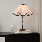 Modern Fabric Art Deco Black Table Lamp