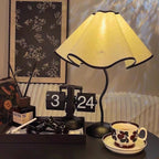 Modern Fabric Art Deco Black Table Lamp