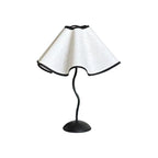 Modern Fabric Art Deco Black Table Lamp