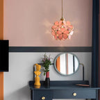 Modern Flower Petal Glass Pendant Light