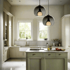 Modern Simple Glass Globe Pendant Light