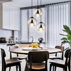 Modern Simple Glass Globe Pendant Light