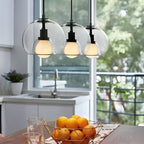 Modern Simple Glass Globe Pendant Light