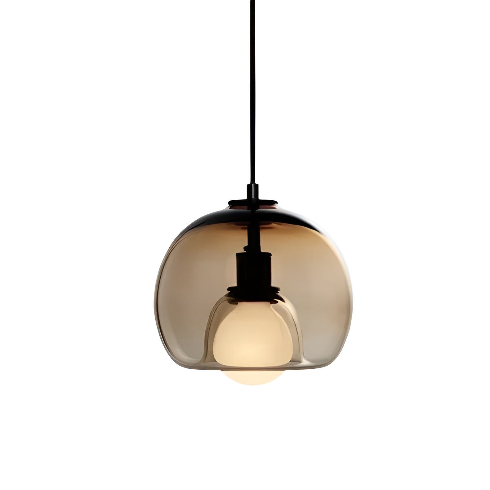Modern Simple Glass Globe Pendant Light