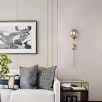Modern Globe Shape Glass Wall Light