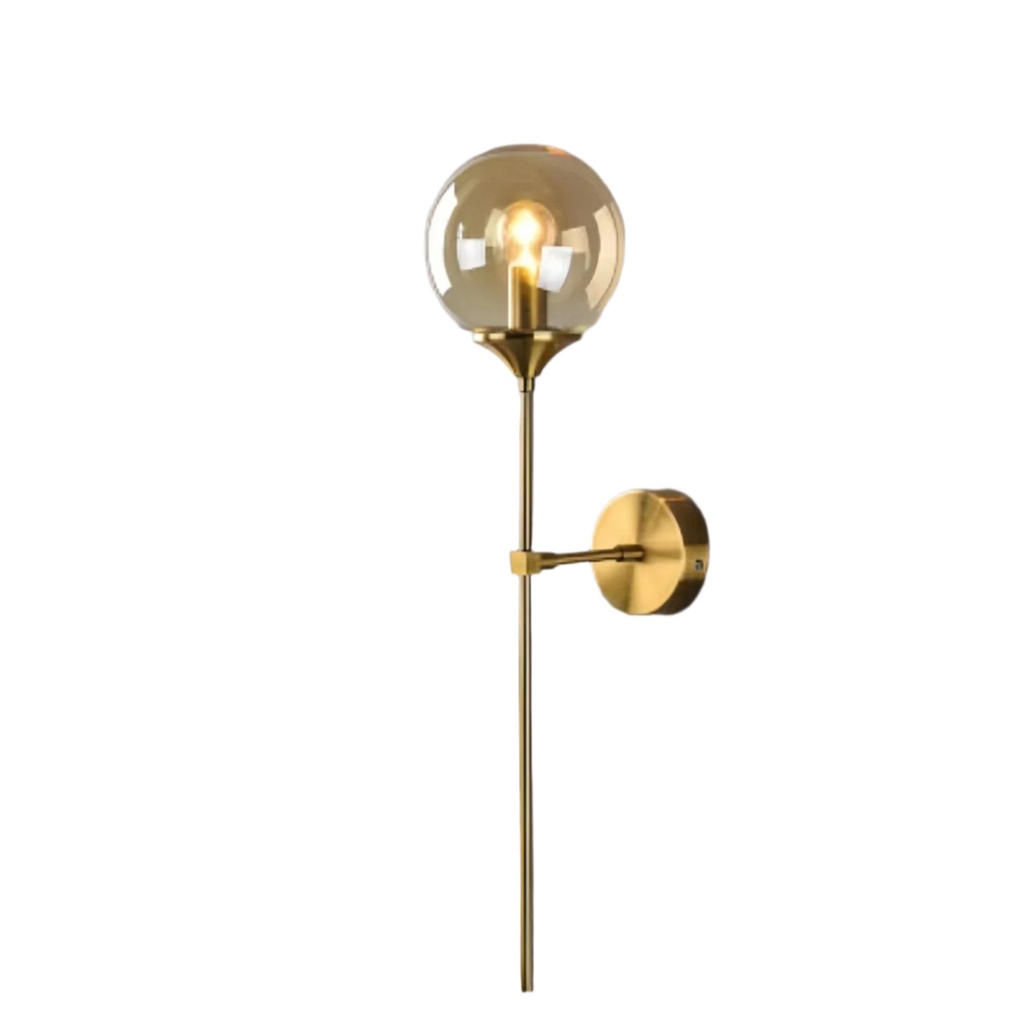 Modern Globe Shape Glass Wall Light