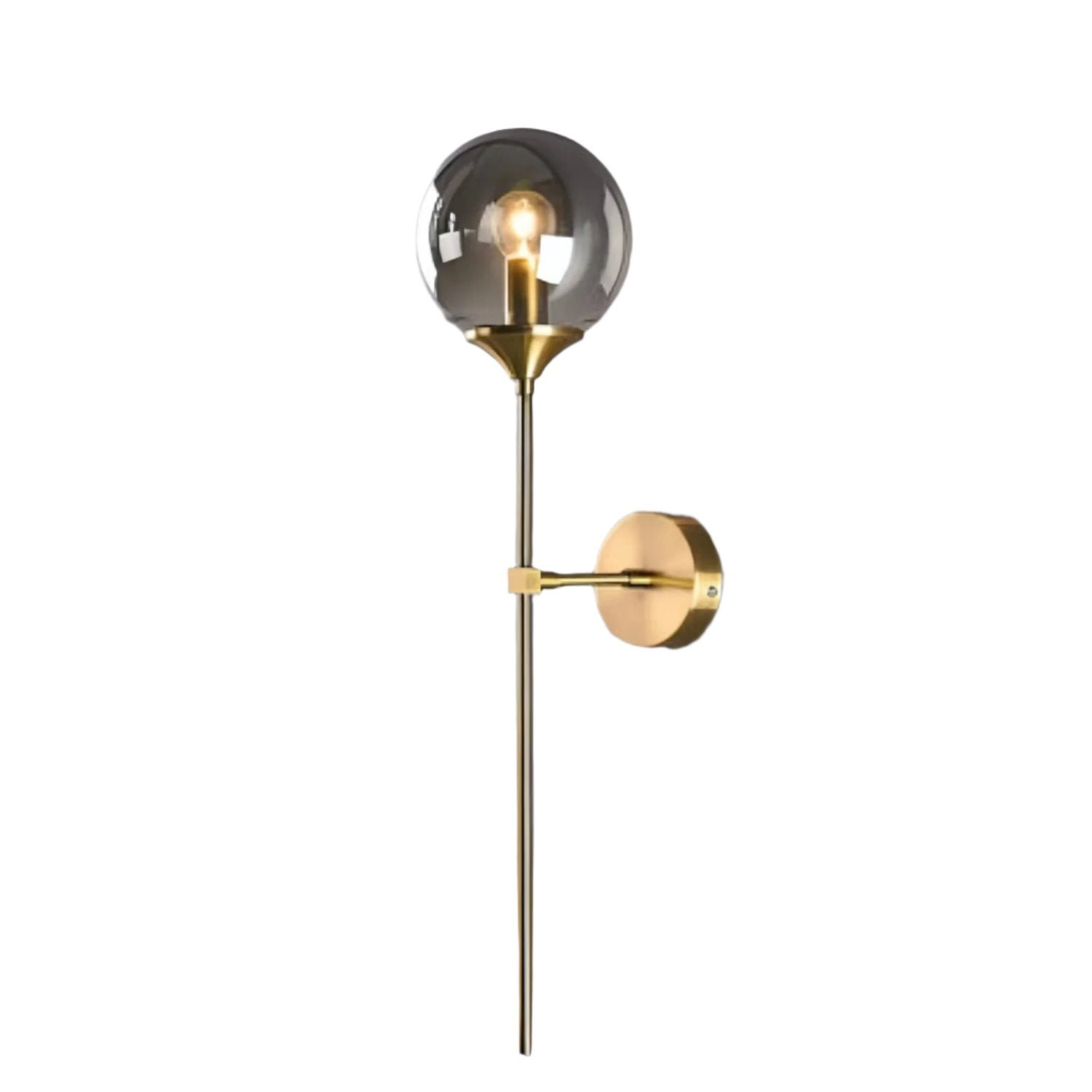 Modern Globe Shape Glass Wall Light