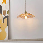 Modern Lotus Glass Pendant Light
