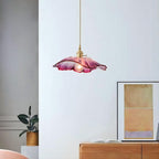 Modern Lotus Glass Pendant Light