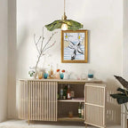Modern Lotus Glass Pendant Light