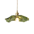 Modern Lotus Glass Pendant Light