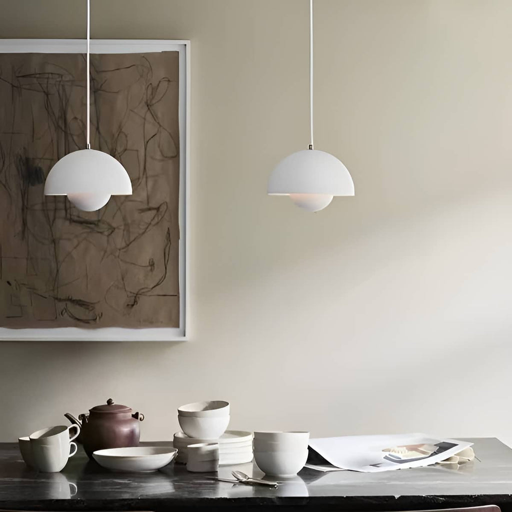 Modern Art Deco Flowerpot Pendant Light For Dining Room