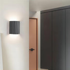 Modern Macaron Ribbed Resin Wall Light