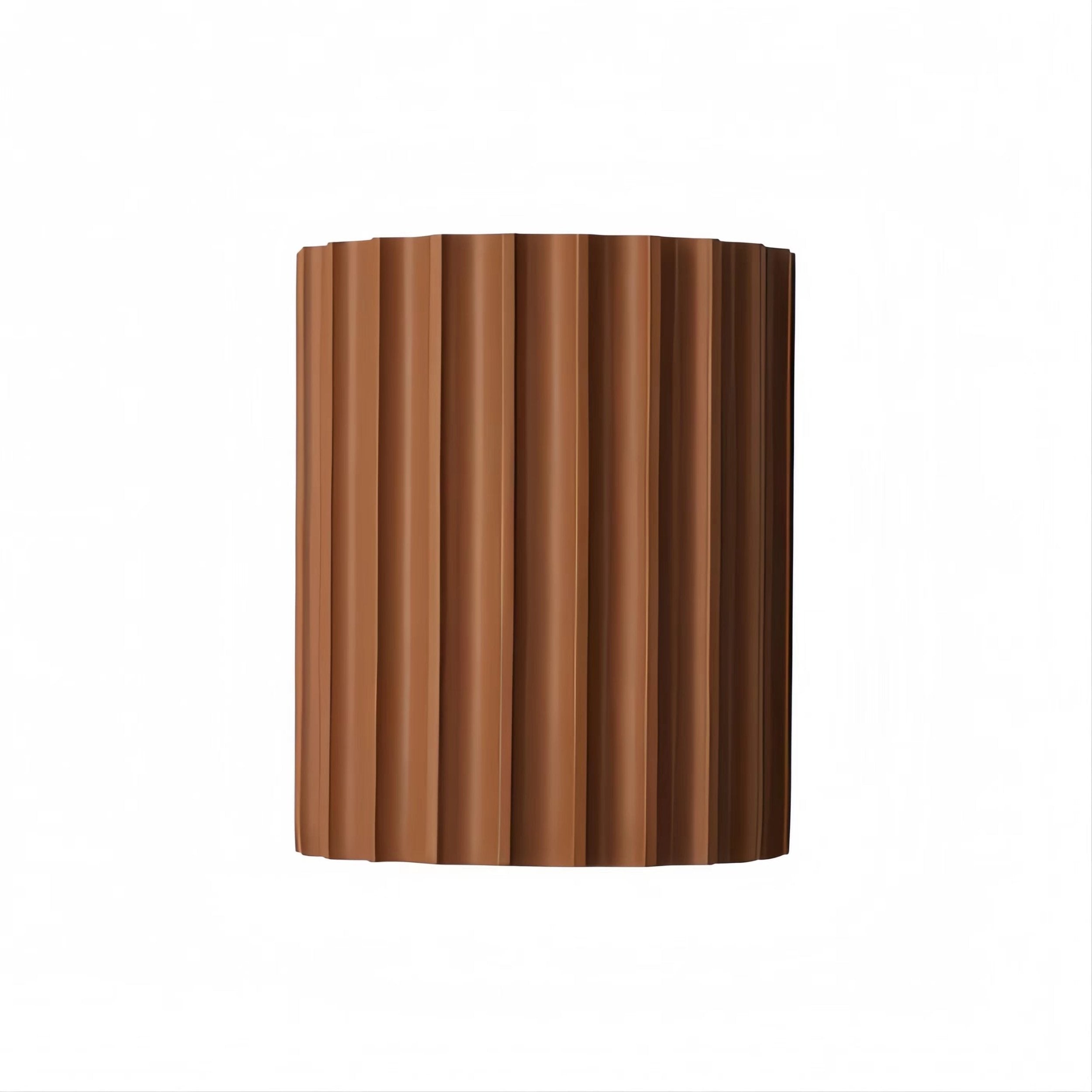 Modern Macaron Ribbed Resin Wall Light