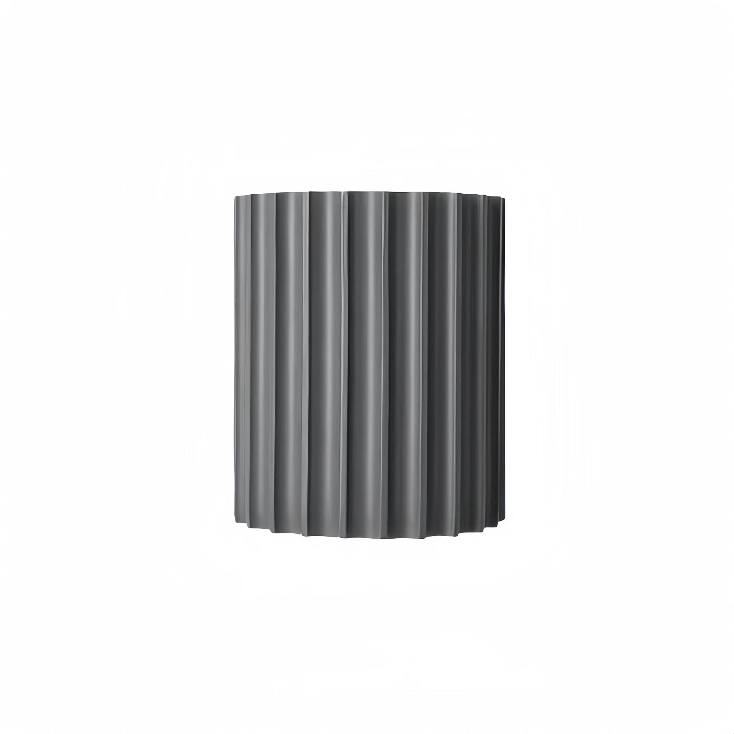 Modern Macaron Ribbed Resin Wall Light