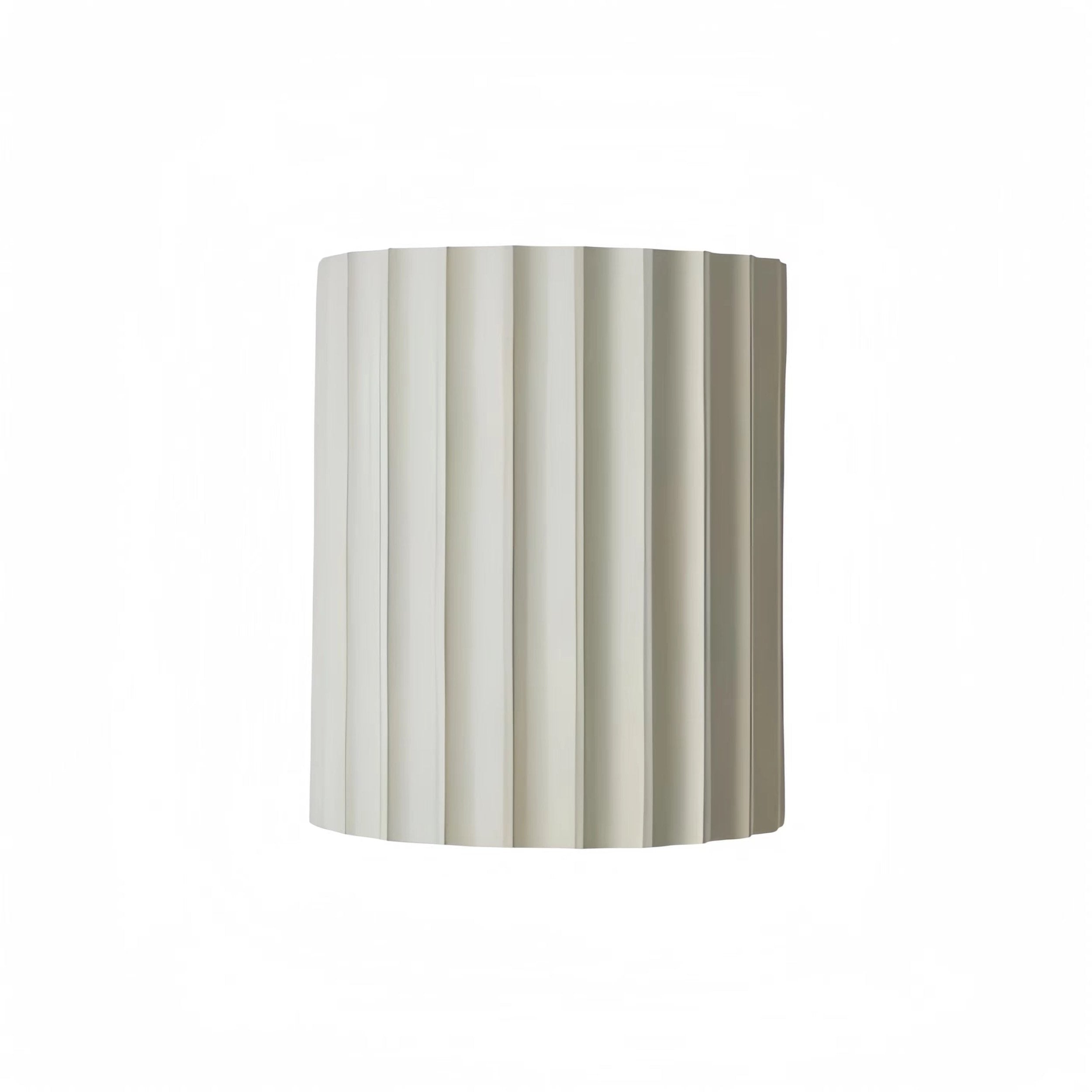 Modern Macaron Ribbed Resin Wall Light
