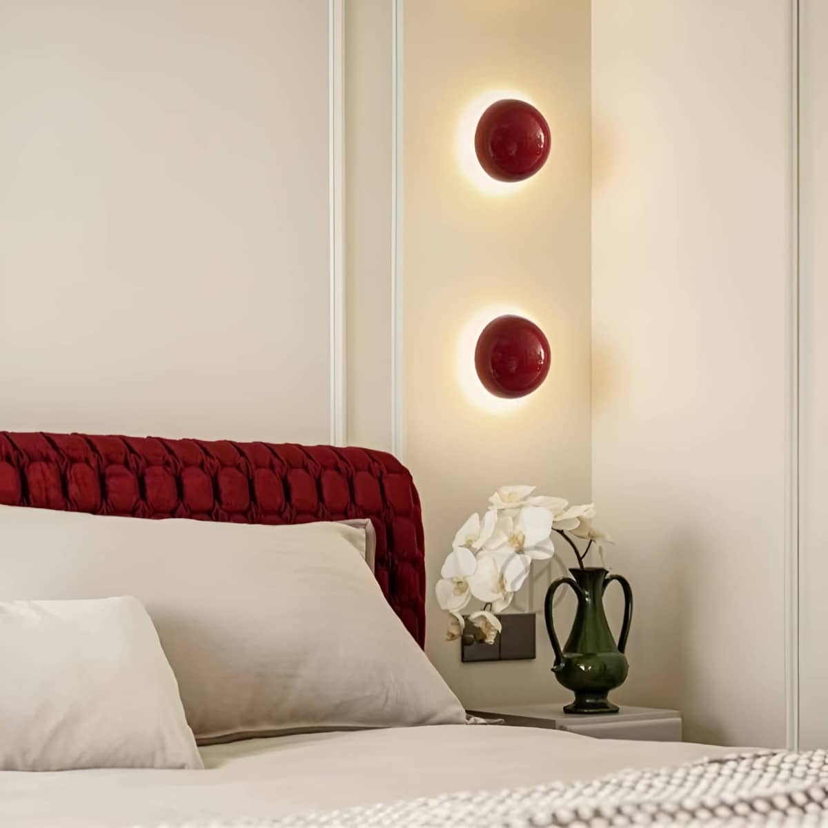 Bauhaus Minimalist Sphere Ambient Wall Light