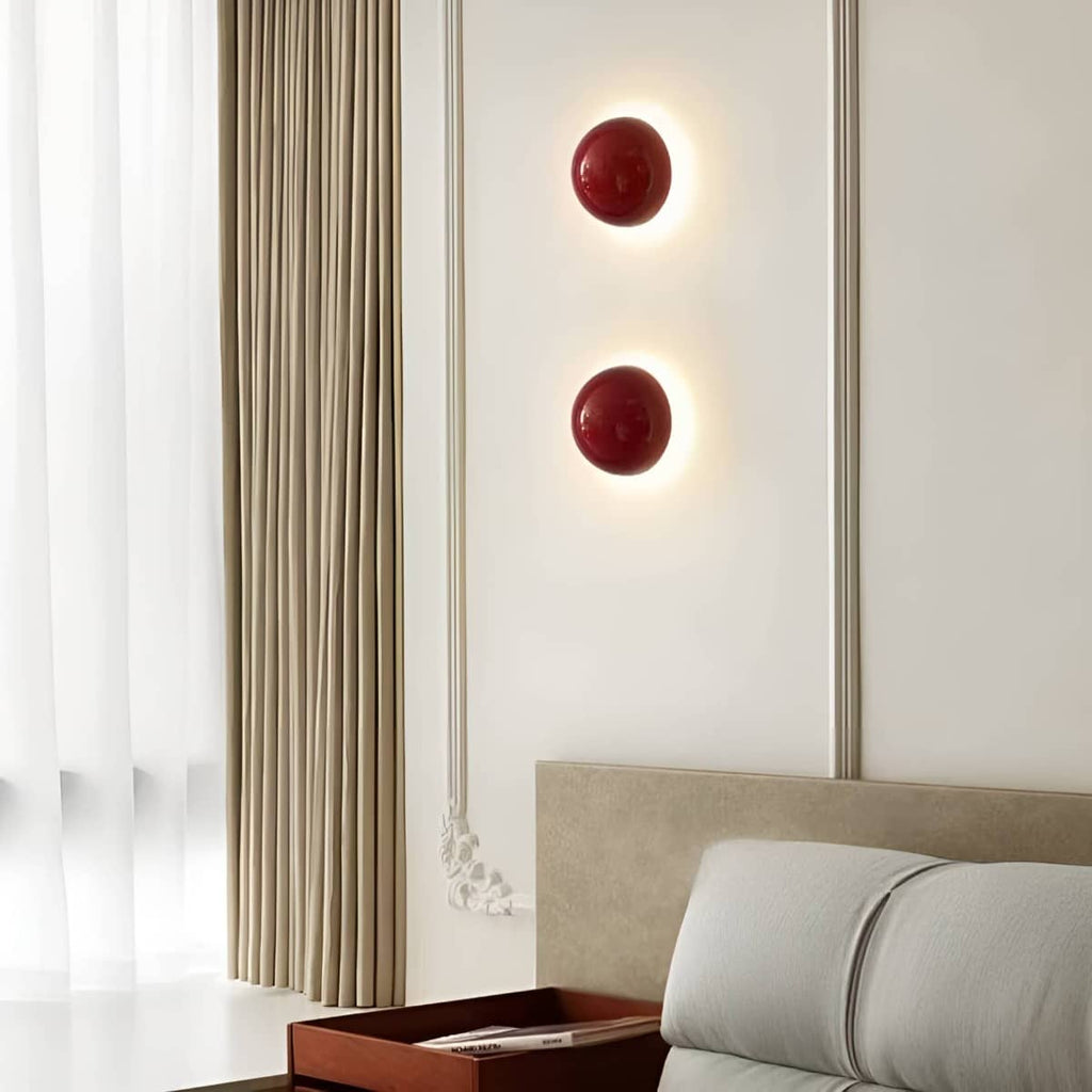 Bauhaus Minimalist Sphere Ambient Wall Light