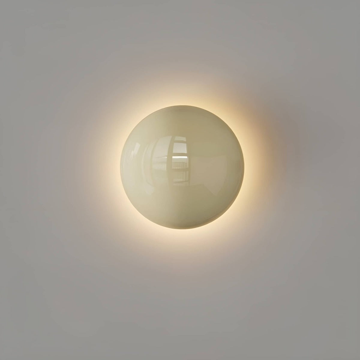 Bauhaus Minimalist Sphere Ambient Wall Light