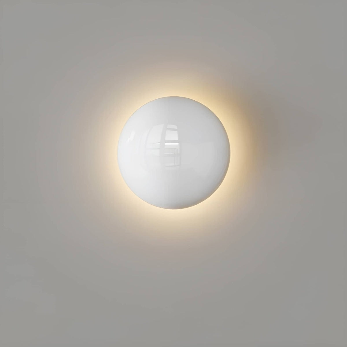 Bauhaus Minimalist Sphere Ambient Wall Light