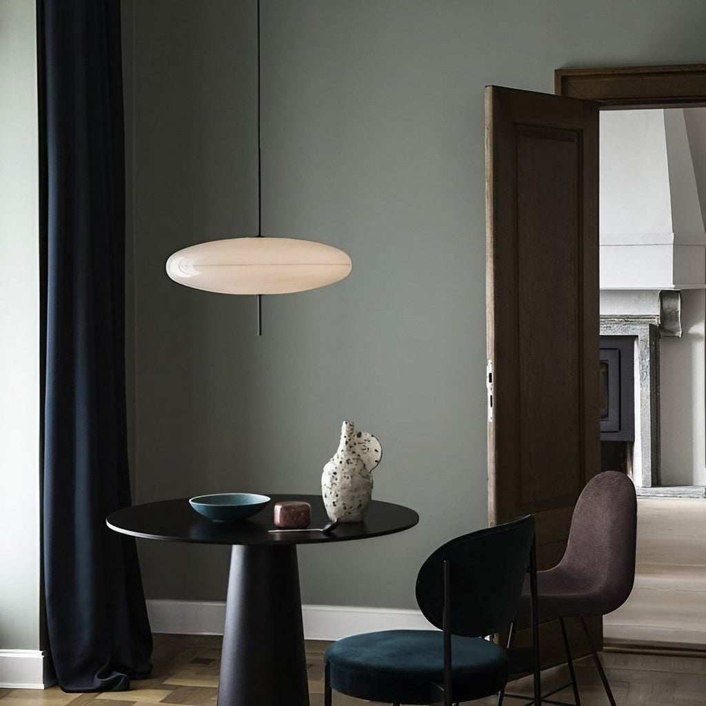 Modern Bauhaus Model 2065 Oval Pendant Light
