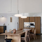 Modern Bauhaus Model 2065 Oval Pendant Light