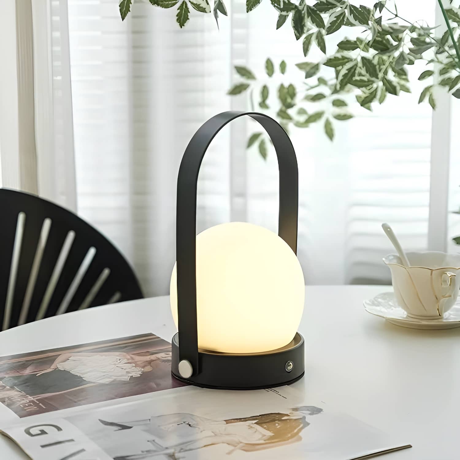 Minimalist Sphere LED Portable Table Lamp