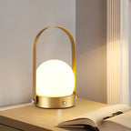 Minimalist Sphere LED Portable Table Lamp