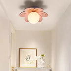 Modern Macaron Resin Cream Flower Ceiling Light