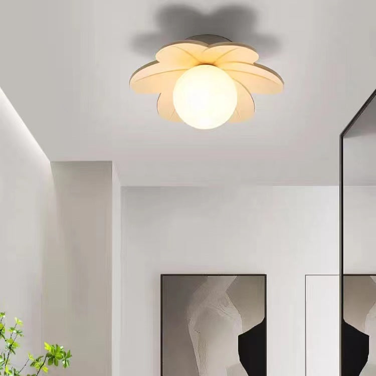 Modern Macaron Resin Cream Flower Ceiling Light