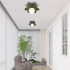 Modern Macaron Resin Cream Flower Ceiling Light