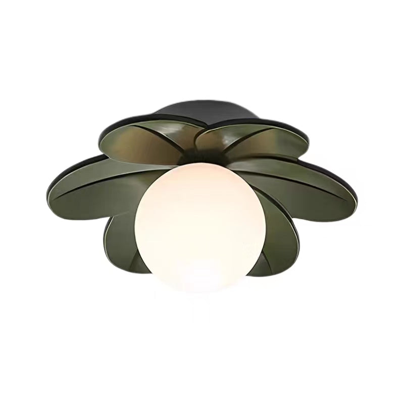 Modern Macaron Resin Cream Flower Ceiling Light