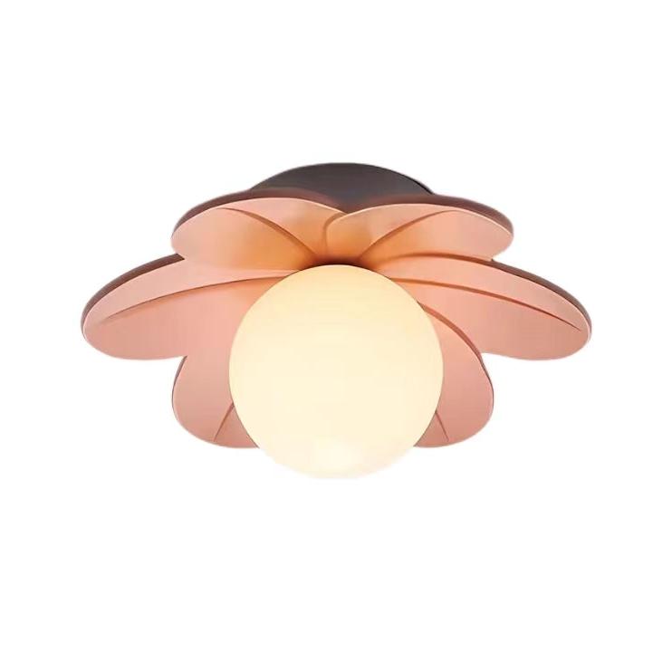 Modern Macaron Resin Cream Flower Ceiling Light