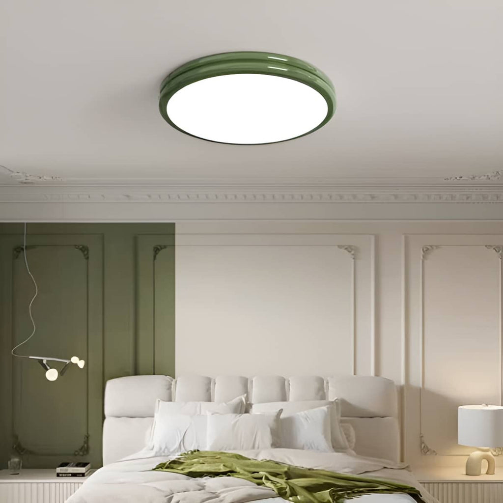 Modern Bauhaus Simple Round LED Bedroom Ceiling Light