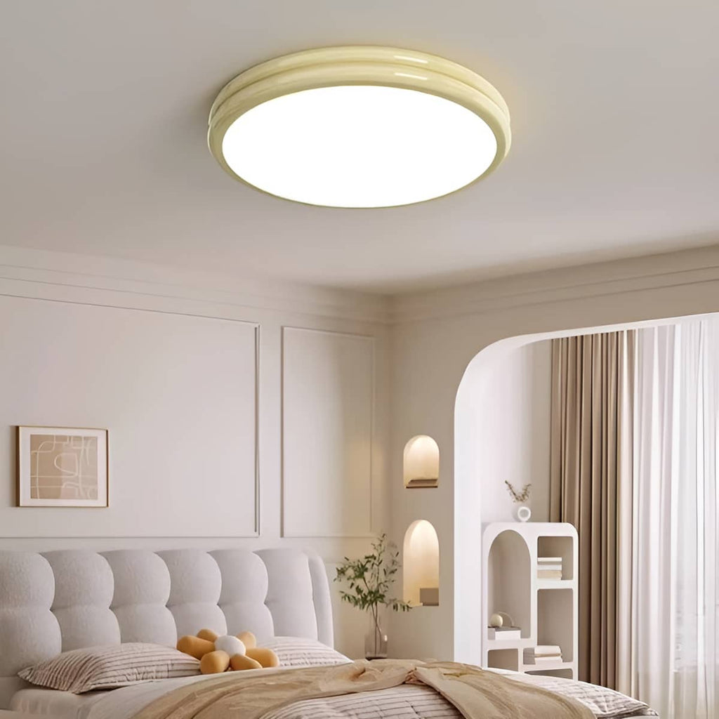 Modern Bauhaus Simple Round LED Bedroom Ceiling Light