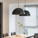 Modern Bauhaus Metal Dome Pendant Light