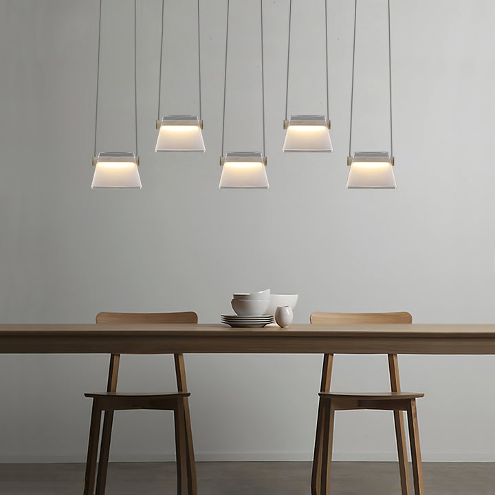 Modern Cowbell LED Handbag Shaped Pendant Light