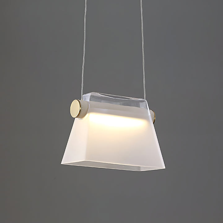 Modern Cowbell LED Handbag Shaped Pendant Light