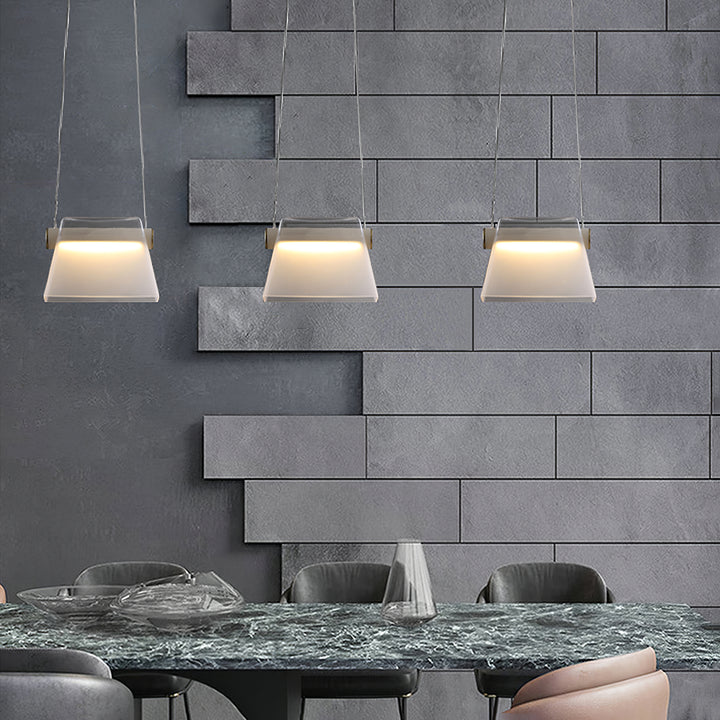 Modern Cowbell LED Handbag Shaped Pendant Light